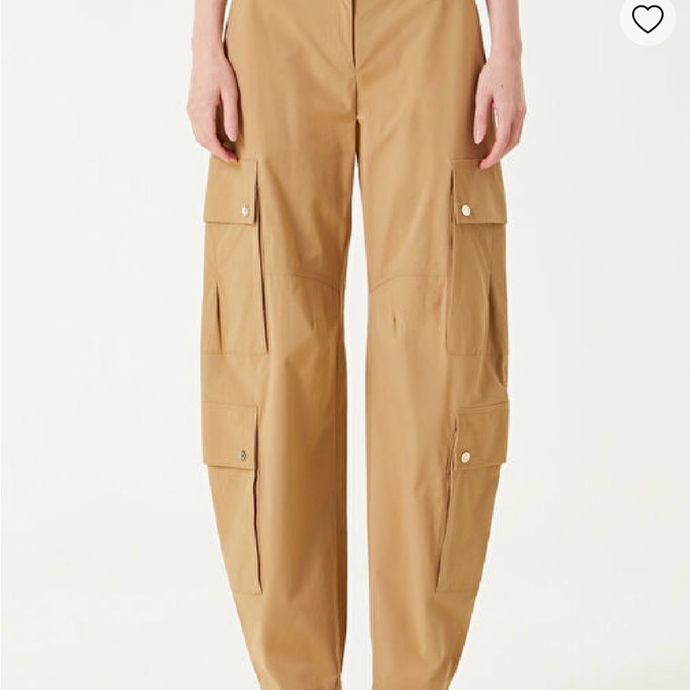 Maje Tan Cargo Utility Pants